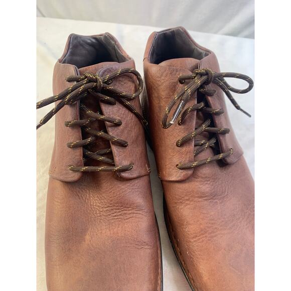 Cole Haan Glenn Chukka Mens Sz 9 Brown Leather Boots Lace Up Ankle Soft Comfort main image 4